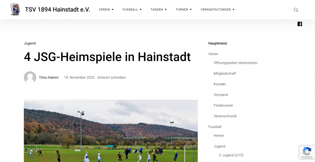 TSV Hainstadt Beitrag
